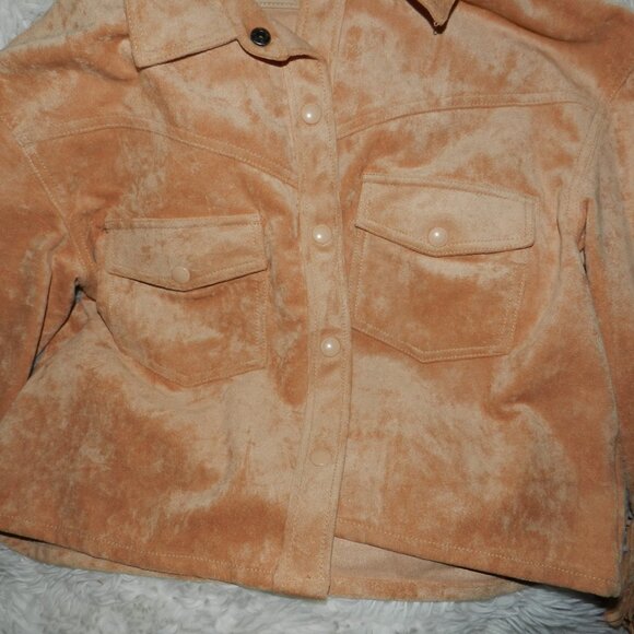 Blank NYC Vegan Suede Fringe Moto Jacket Sz S🆕📦🏃🏻💨🚚 - Picture 13 of 16